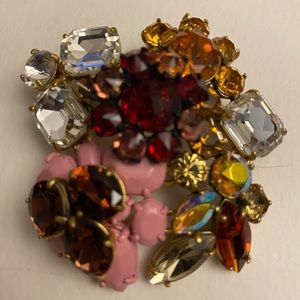 JCrew Jewel Cluster Pin